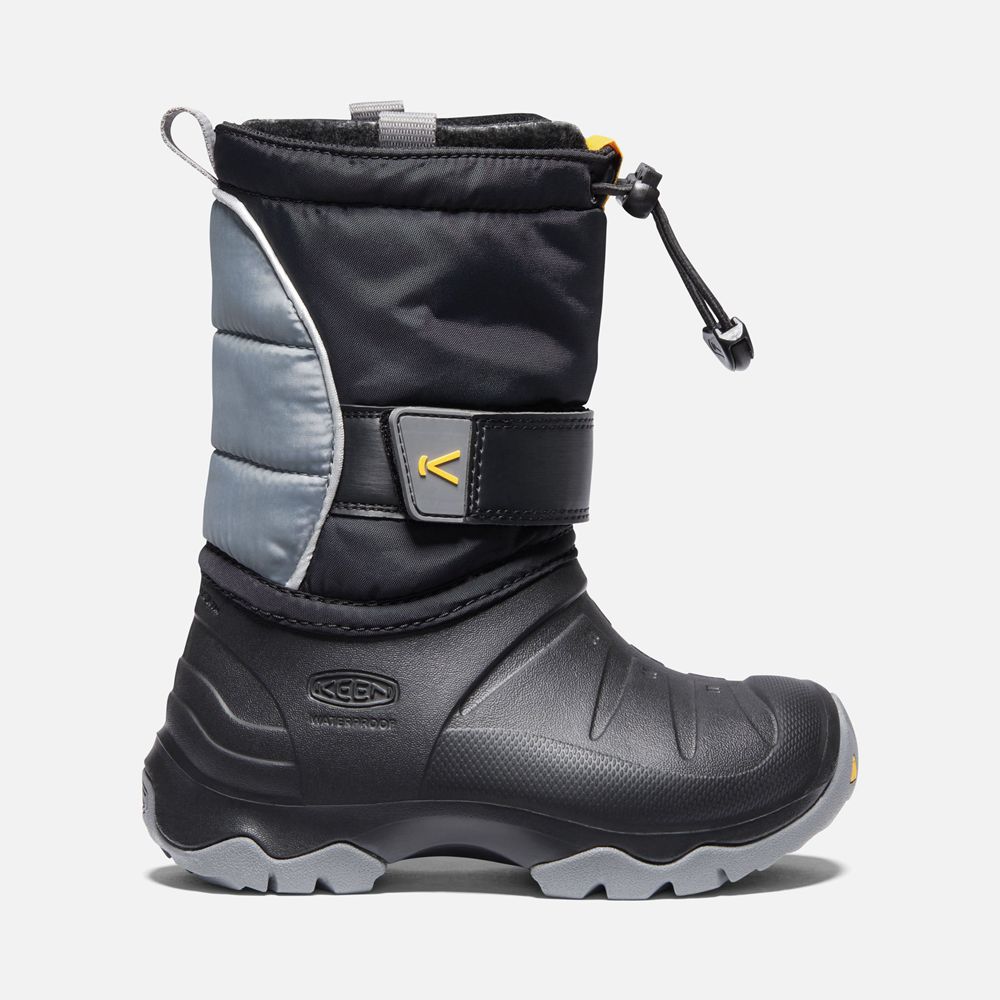 Botas de Montaña Keen Mexico Negros/Grises - Niños Lumi Ii Waterproof - XK1485039